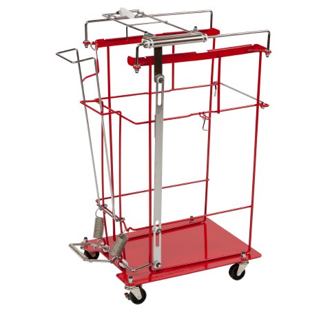 Cardinal SharpsCart™ Sharps Collector Cart Foot Operated Cart Metal