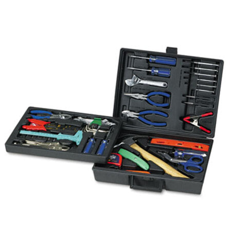Great Neck® 110-Piece Home/Office Tool Kit, Drop Forged Steel Tools, Black Plastic Case