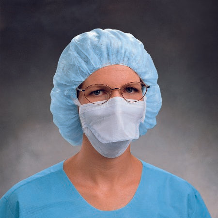 O&M Halyard Inc Surgical Mask Duckbill Tie Closure One Size Fits Most Blue NonSterile Not Rated