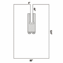 O&M Halyard Inc Surgical Drape U-Drape 80 W X 124 L Inch Sterile