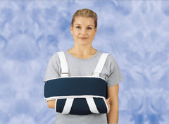 DeRoyal Shoulder Sling and Swathe DeRoyal® Bariatirc One Size Fits Most / X-Long Swathe Foam Buckle Closure Left or Right Arm