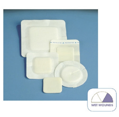 DeRoyal Foam Dressing Polyderm™ 6 X 6 Inch Square Non-Adhesive without Border Sterile