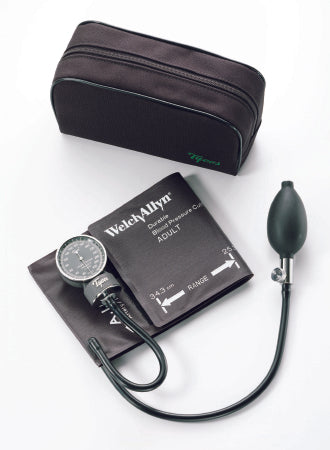 Welch Allyn Aneroid Sphygmomanometer with Cuff Tycos® 2-Tube Pocket Size Hand Held Adult Size 11 Cuff