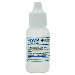 EDM 3 LLC Chemistry Reagent Trichloroacetic Acid ACS Grade 80% 15 ml
