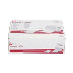 3M Medical Tape 3M™ Transpore™ White Water Resistant Plastic 2 Inch X 10 Yard White NonSterile