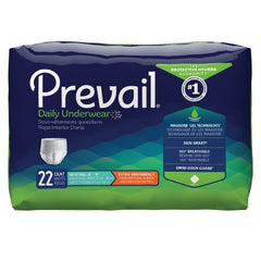First Quality Unisex Youth Absorbent Underwear Prevail® Daily Underwear Pull On with Tear Away Seams Small Disposable Moderate Absorbency - M-445894-1571 - Case of 88