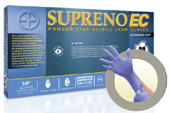 Microflex Medical Exam Glove Supreno® EC 2X-Large NonSterile Nitrile Extended Cuff Length Textured Fingertips Blue Chemo Tested - M-446003-3687 - Case of 500