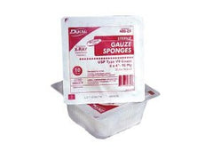 Dukal USP Type VII X-Ray Detectable Gauze Sponge Dukal™ Cotton 16-Ply 4 X 4 Inch Square Sterile