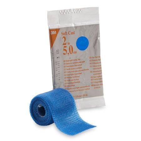 3M Ortho Cast Tape 3M™ Scotchcast™ Soft Cast 2 Inch X 12 Foot Fiberglass Blue