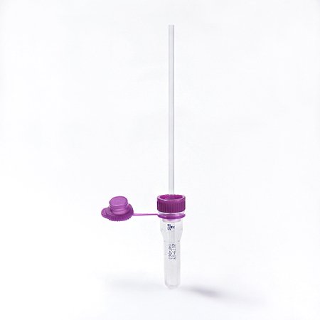 Ram Scientific Safe-T-Fill® Capillary Blood Collection Tube Whole Blood Tube K2 EDTA Additive 10.8 X 43.7 mm 300 µL Purple Pierceable Attached Cap Plastic Tube
