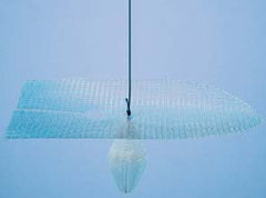 Hernia Repair Mesh Prolene 3D Patch Nonabsorbable Polypropylene Monofilament 1-37/100 X 2-63/100 X 4-47/50 Inch Extended Overlay Style Undyed Sterile