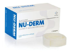 Systagenix Wound Management Alginate Dressing Nu-Derm® 1 X 12 Inch Rope High G (Guluronic Acid) Alginate / CMC (carboxymethylcellulose fiber) Sterile