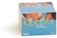 Quidel Rapid Test Kit QuickVue® One-Step hCG Combo Fertility Test hCG Pregnancy Test Serum / Urine Sample 50 Tests