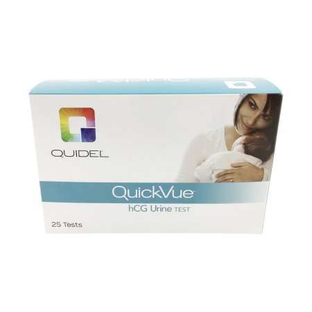 Quidel Rapid Test Kit QuickVue® Fertility Test hCG Pregnancy Test Urine Sample 25 Tests