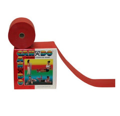 Fabrication Enterprises Exercise Resistance Band CanDo® Red 5 Inch X 50 Yard Light Resistance