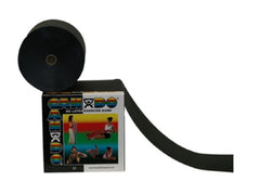 Fabrication Enterprises Exercise Resistance Band CanDo® Black 5 Inch X 50 Yard X-Heavy Resistance
