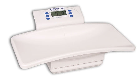 Detecto Scale Baby Scale Detecto® Digital Display 44 lbs. Capacity White Battery Operated
