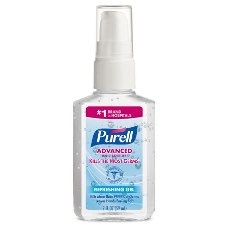 GOJO Hand Sanitizer Purell® Advanced 2 oz. Ethyl Alcohol Gel Pump Bottle