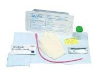 Bard Intermittent Catheter Tray Bardia® Round Hollow Tip 14 Fr. Without Balloon Vinyl