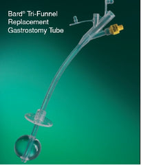 Bard Peripheral Vascular Triple Replacement Gastrostomy Tube Bard® 14 Fr. Silicone Sterile