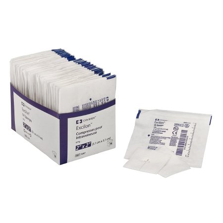 Cardinal I.V. / Drain Split Dressing Excilon™ Gauze 2 X 2 Inch Square Sterile