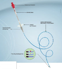 Bard Central Venous Catheter Tray Groshong® Nxt Clearvue® 3 Fr. Single Lumen - M-454648-1870 - Case of 5