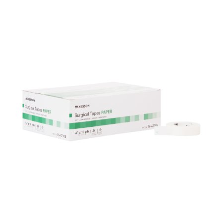 Medical Tape McKesson Paper 1/2 Inch X 10 Yard White NonSterile