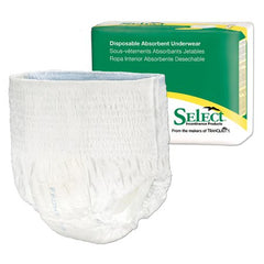 Principle Business Enterprises Unisex Adult Absorbent Underwear Select® Pull On with Tear Away Seams X-Large Disposable Heavy Absorbency - M-455913-4196 - Case of 56