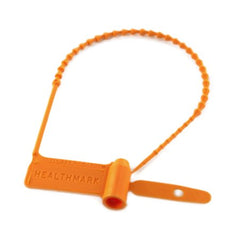 Healthmark Industries Tamper Evident Seal Cynch-Loks Orange Plastic 1 Inch Diameter - M-456842-4476 - Pack of 100