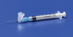 Cardinal Syringe with Hypodermic Needle Magellan™ 3 mL 21 Gauge 1-1/2 Inch Attached Needle Sliding Safety Needle - M-457065-3814 - Each