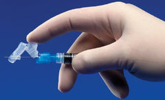 Cardinal Syringe with Hypodermic Needle Magellan™ 6 mL 21 Gauge 1-1/2 Inch Attached Needle Sliding Safety Needle