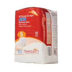 Principle Business Enterprises Unisex Adult Incontinence Brief Tranquility® ATN Small Disposable Heavy Absorbency - M-457770-2263 - Bag of 10
