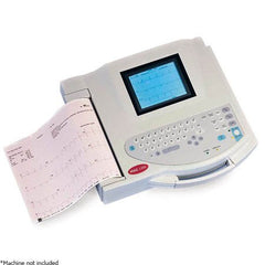 Vyaire Medical ECG Recording Paper GE Thermal Paper 8-1/2 X 11 Inch Z-Fold Red Grid
