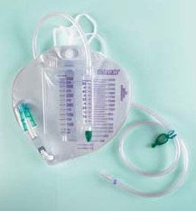 Bard Urinary Meter Bag Bard® IC Anti-Reflux Valve Sterile 350 mL Vinyl