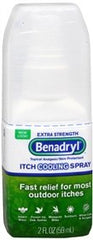 Glaxo Smith Kline Itch Relief Benadryl® 2% - 0.1% Strength Spray 2 oz. Bottle