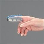 DeRoyal Finger Splint DeRoyal® Medium Without Fastening Left or Right Hand Silver