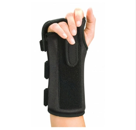 DJO Boxer Fracture Brace ProCare® ComfortFORM™ Nylon / Aluminum / Foam / Elastic Right Hand Black X-Small