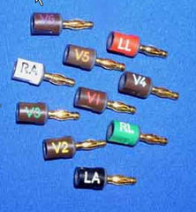 Vyaire Medical Electrode Connector Set Banana, AHA CAM 14/AM4/AM5