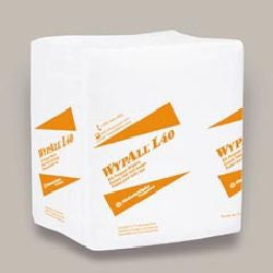 Lagasse Task Wipe WypAll® L40 Light Duty White NonSterile Double Re-Creped 12 X 12-1/2 Inch Disposable - M-461630-2772 - Case of 1008