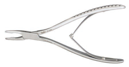 Bone Rongeur Lempert Straight, Delicate Double Spring Plier Type Handle 2.5 mm Bite X 6-1/4 Inch Length