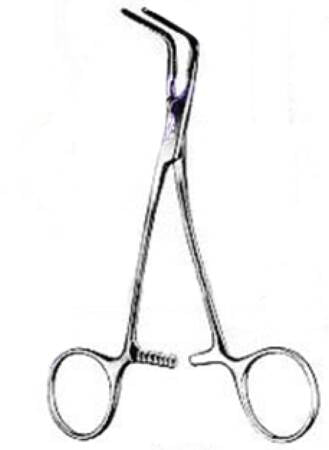 Miltex Pediatric Clamp Miltex® DeBakey 5-1/2 Inch Length Stainless Steel - M-461800-3752 - Each