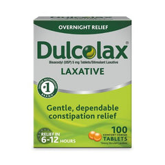 Par Pharmaceuticals Laxative Dulcolax® Tablet 100 per Box 5 mg Strength Bisacodyl USP