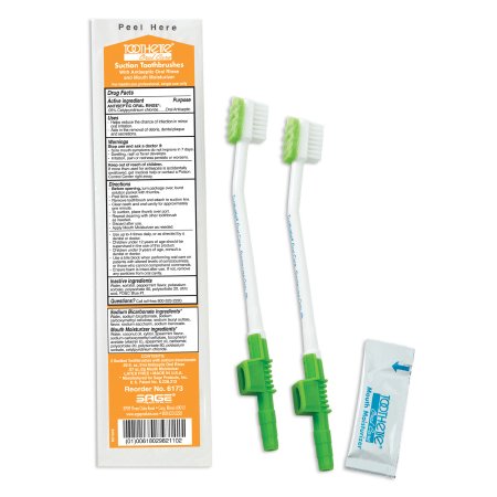 Sage Products Suction Toothbrush Kit Toothette® NonSterile