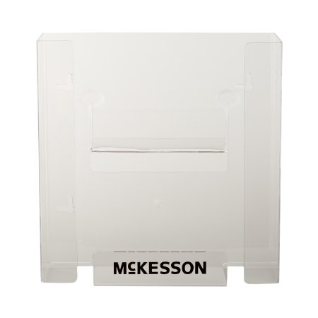 Glove Box Holder McKesson Horizontal or Vertical Mounted 2-Box Capacity Clear 4 X 10 X 10-3/4 Inch Plastic