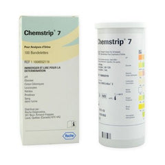 Roche Diagnostics Urinalysis Test Chemstrip® Blood, Glucose, Ketone, Leukocytes, Nitrite, pH, Protein 100 per Bottle