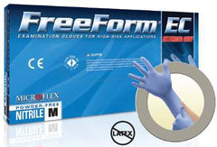 Microflex Medical Exam Glove FreeForm® EC Large NonSterile Nitrile Extended Cuff Length Textured Fingertips Blue Not Chemo Approved - M-467269-4348 - Case of 10