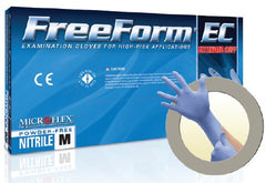 Microflex Medical Exam Glove FreeForm® EC Small NonSterile Nitrile Extended Cuff Length Textured Fingertips Blue Not Chemo Approved - M-467271-1531 - Case of 10