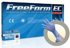 Microflex Medical Exam Glove FreeForm® EC X-Large NonSterile Nitrile Extended Cuff Length Textured Fingertips Blue Not Chemo Approved - M-467272-4280 - Case of 10