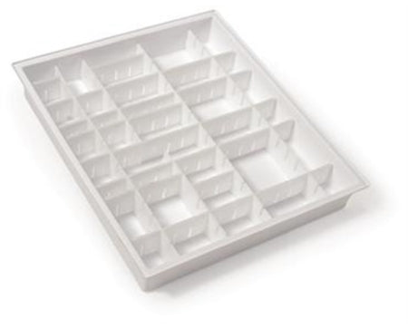 Harloff Drawer Divider Tray Pack 1 Medical Cart Tray