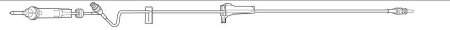 Baxter Primary Administration Set Clearlink™ 10 Drops / mL Drip Rate 106 Inch Tubing 1 Port - M-467609-1013 - Case of 48